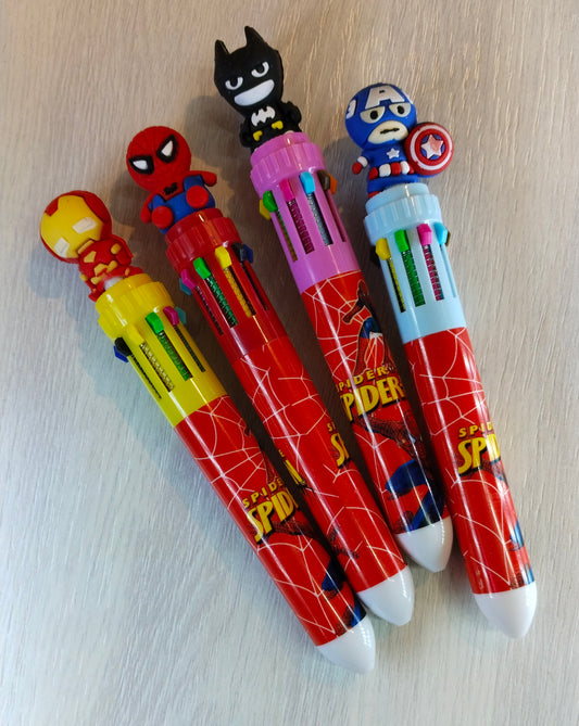 Ten Color Avengers Pen - 1 piece - Assorted Design