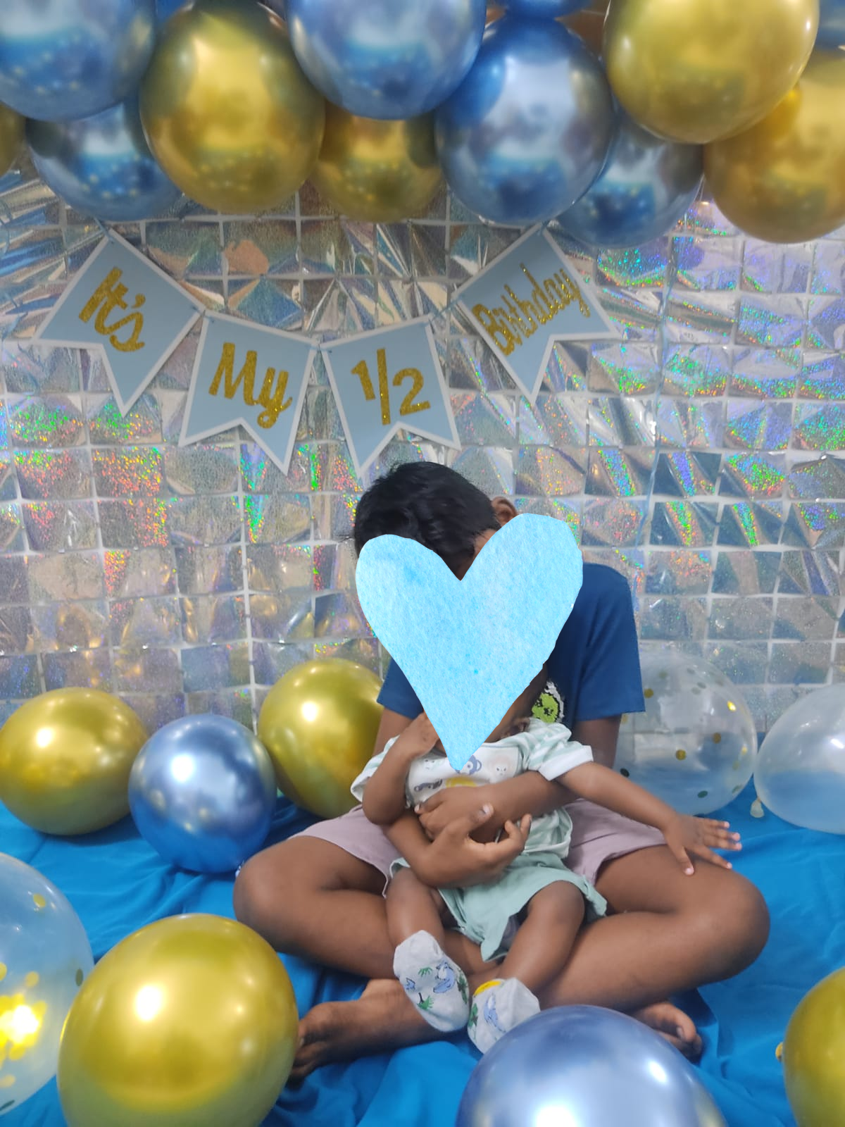 Half Birthday Decoration Kit - Boy