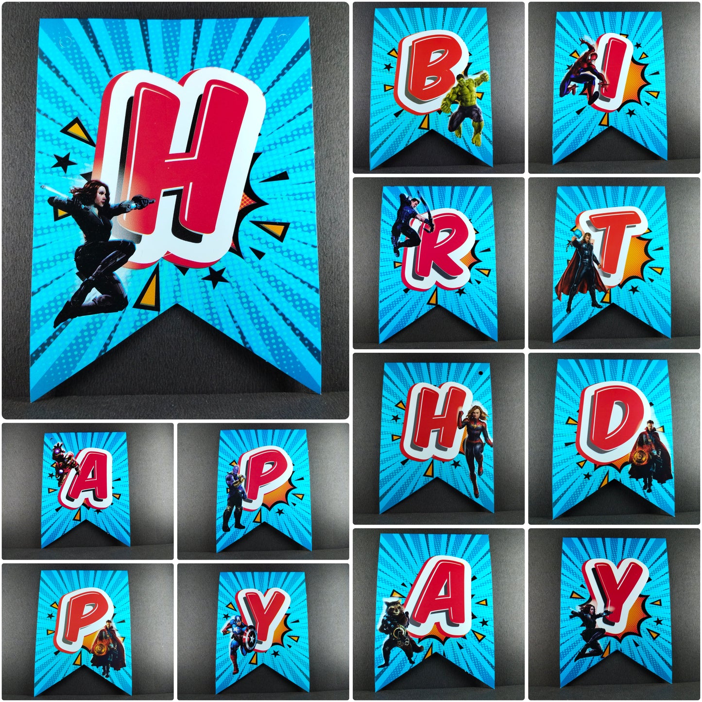 Birthday Decoration Kit - Avengers Theme for Simple Birthday Decorations at Home