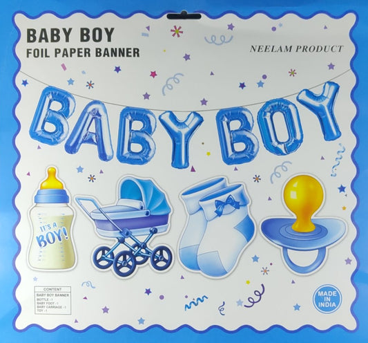 Baby Boy Banner and Danglers Combo