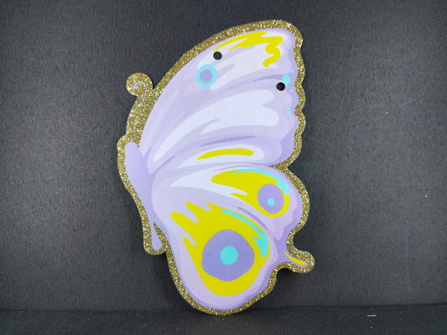 Birthday Banner - Butterfly Theme for Simple birthday decorations at Home - Butterfly Shaped
