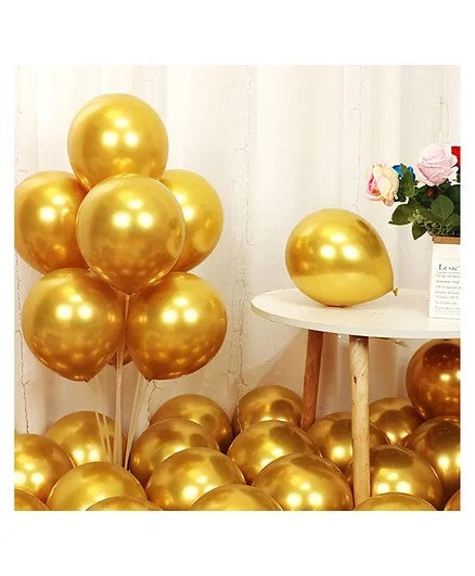 Gold Chrome Balloons