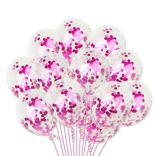 Exclusive Pink Confetti Balloons for Stunning Decorations - Jack&Jinn