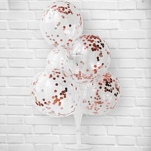 Exclusive Rose Gold Confetti Balloons for Stunning Decorations - Jack&Jinn