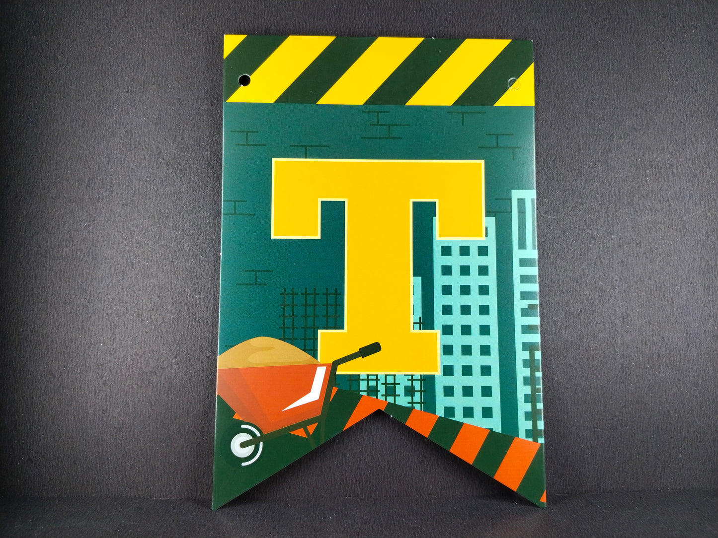 Birthday Banner - Construction Theme for Simple birthday decorations at Home