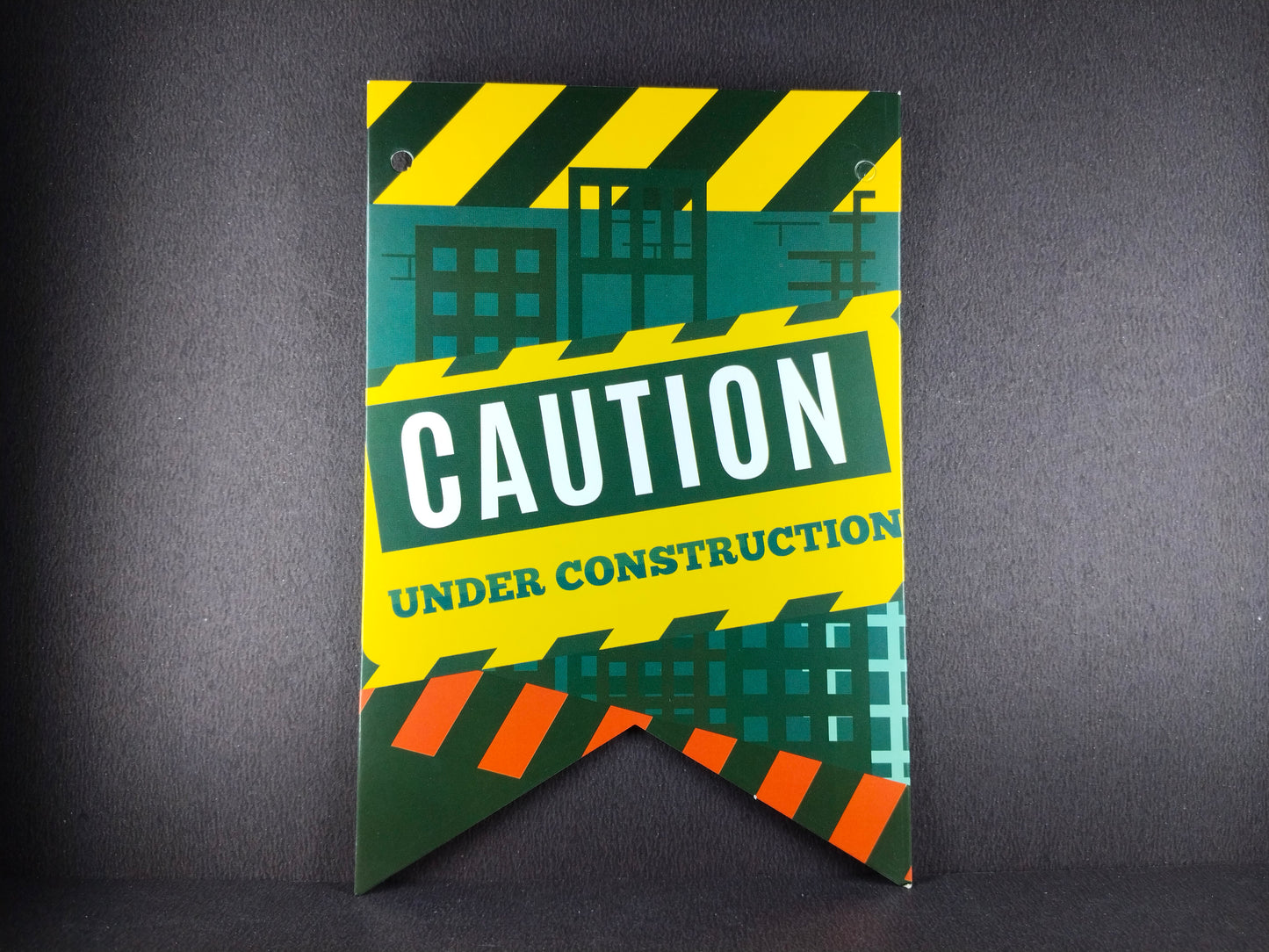 Birthday Banner - Construction Theme for Simple birthday decorations at Home