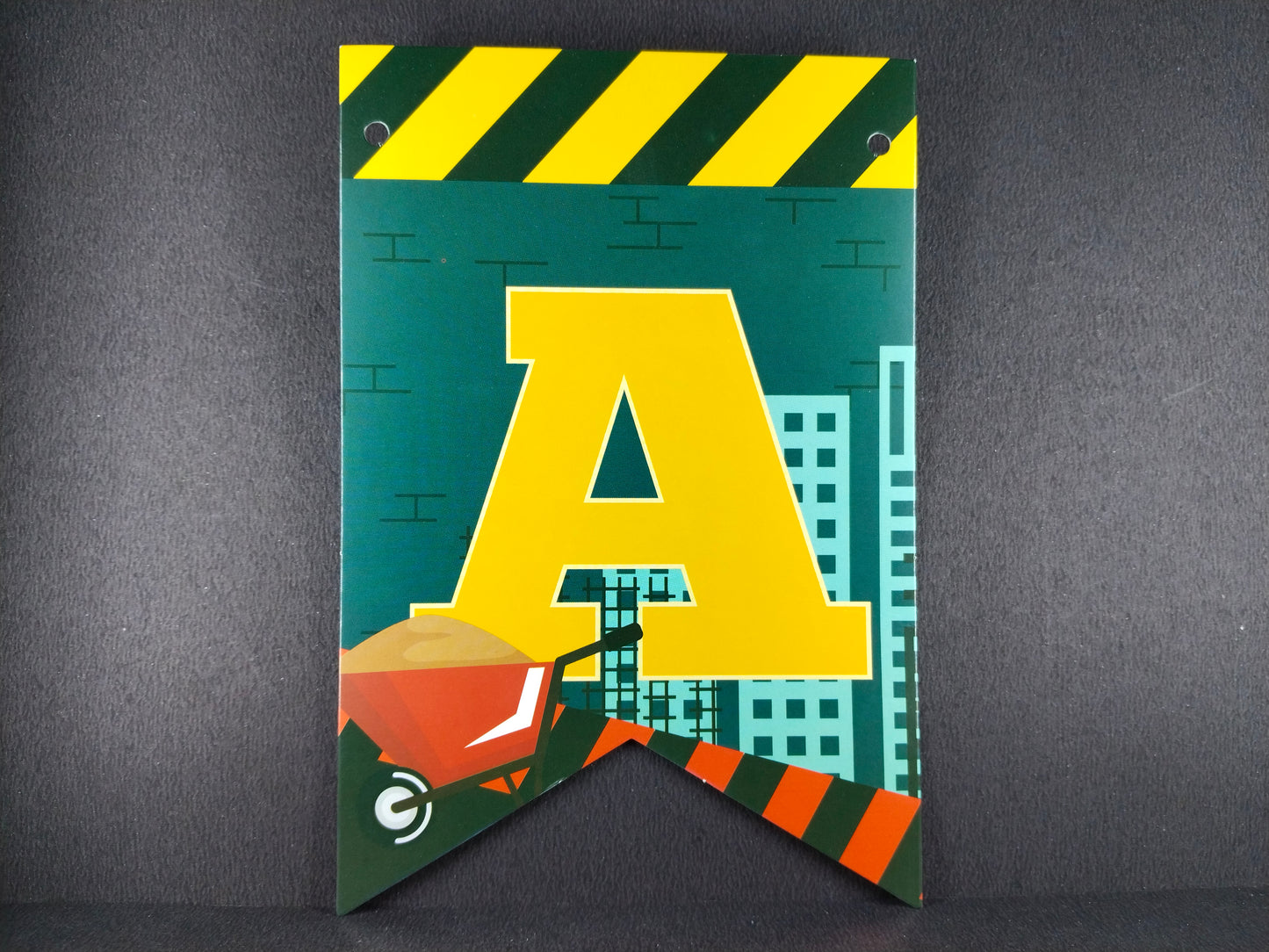 Birthday Banner - Construction Theme for Simple birthday decorations at Home