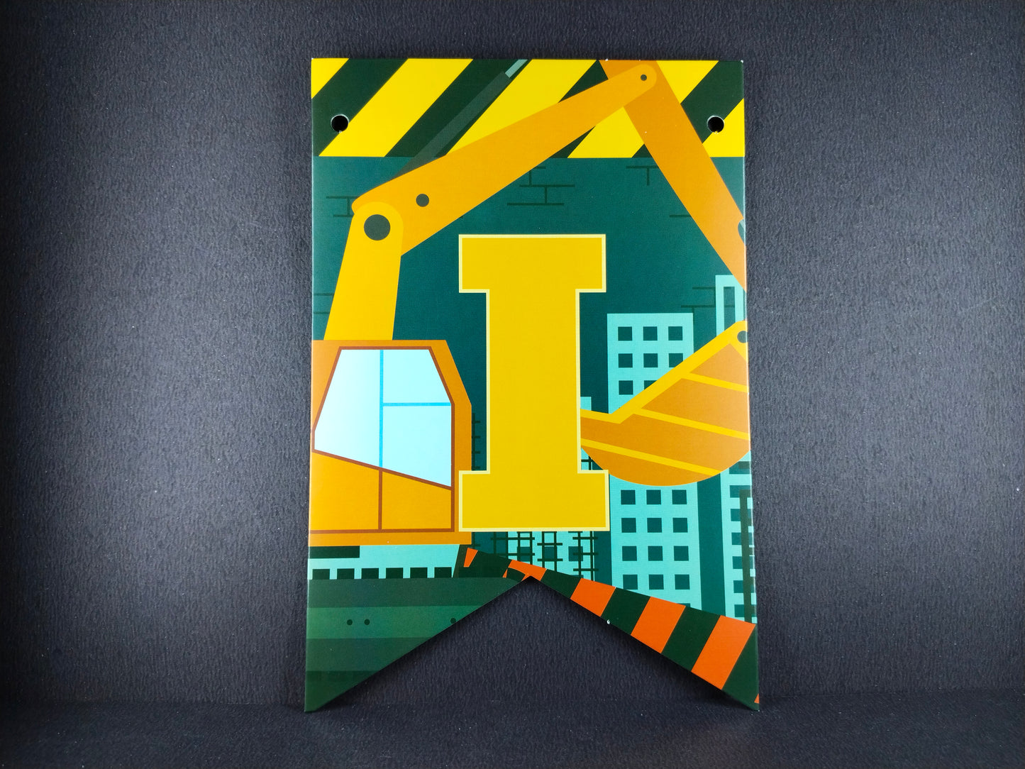 Birthday Banner - Construction Theme for Simple birthday decorations at Home