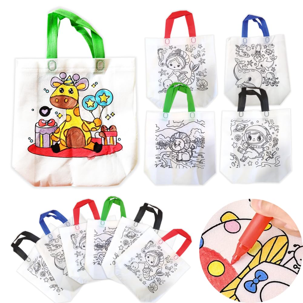 DIY Coloring Bag - Assorted Design - 1 piece
