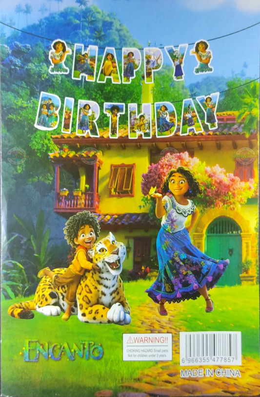 Birthday Banner - Encanto Theme for Simple Birthday Decorations at Home - Jack&Jinn