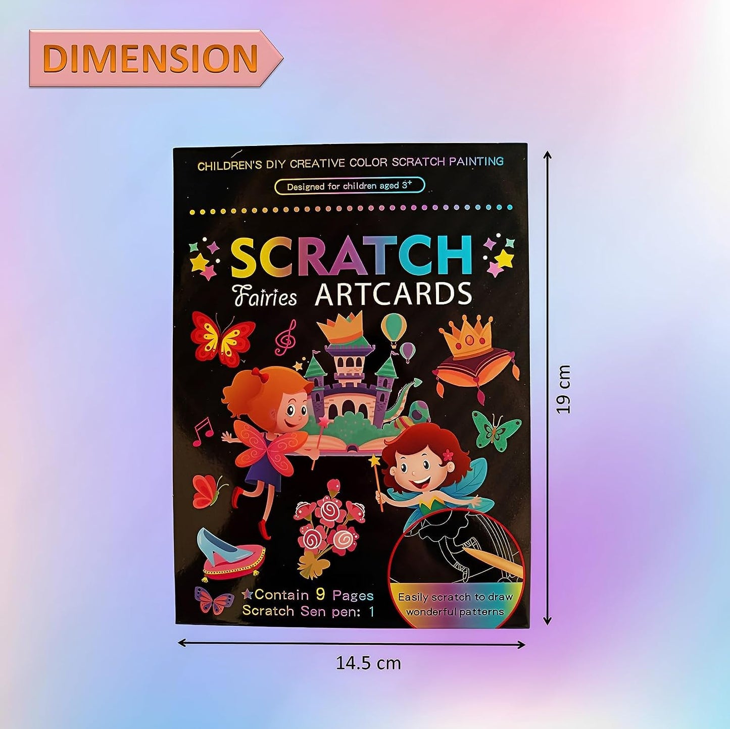 Fairy Art Cards and Scratch Book