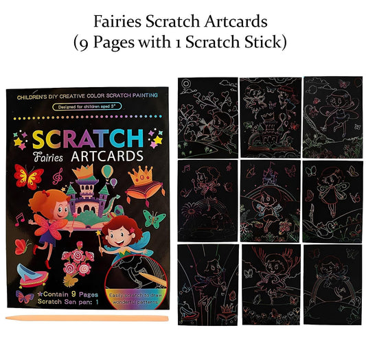 Fairy Art Cards and Scratch Book