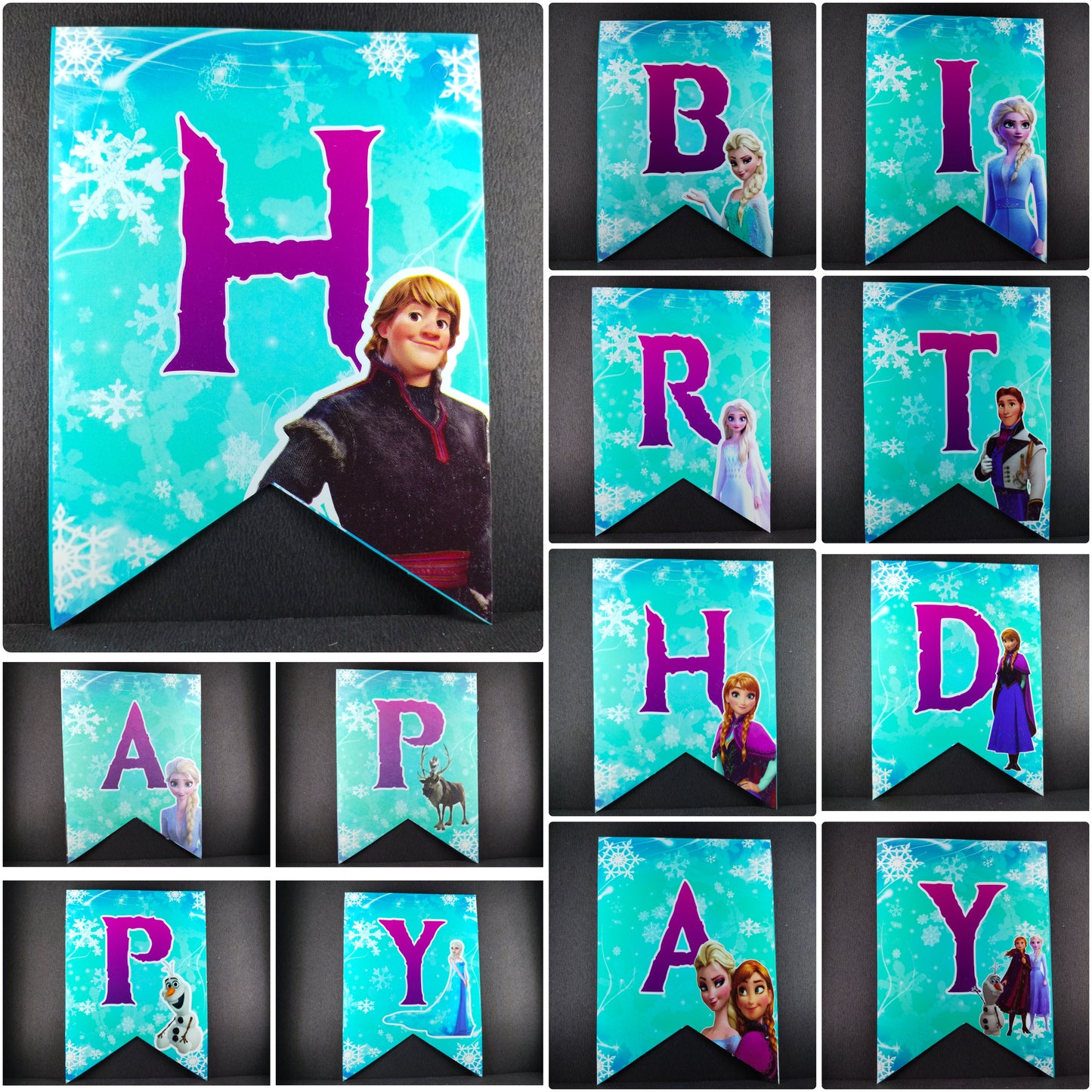 Birthday Decoration Kit - Frozen Theme for Simple Birthday Decorations at Home