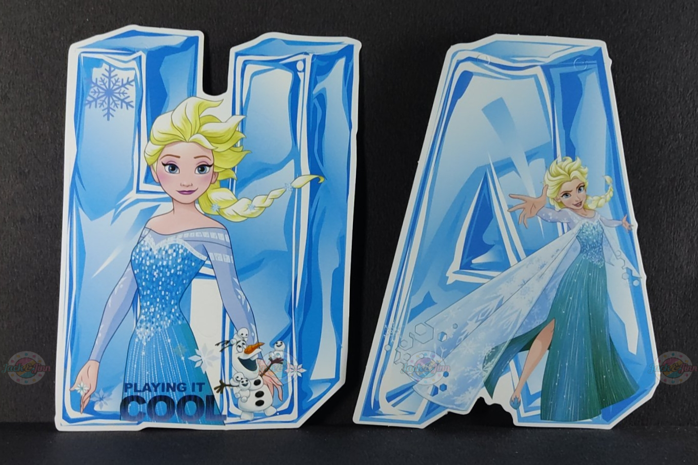 Birthday Banner - Frozen Theme for Simple Birthday Decorations at Home - Jack&Jinn