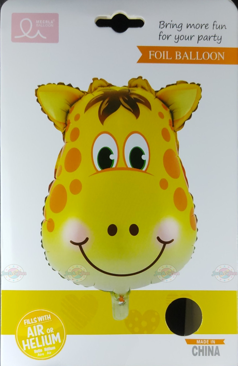 Giraffe Foil Balloon - Jack&Jinn