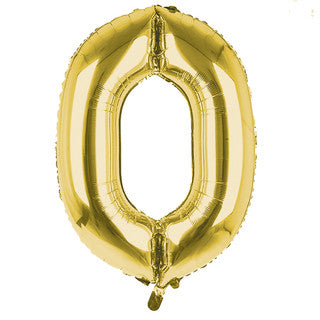 Gold Number Foil Balloons - 16 Inch - Jack&Jinn