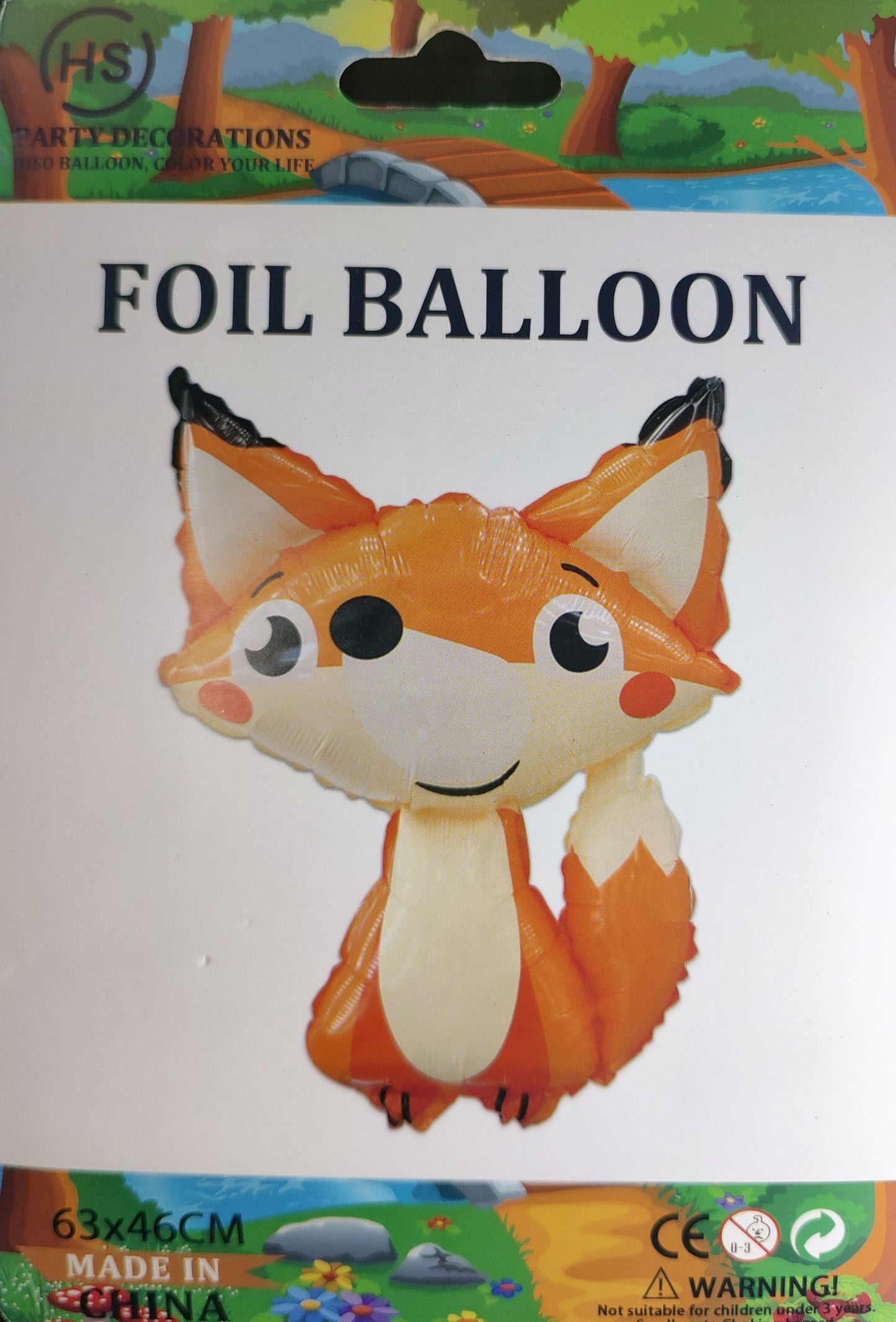Fox Foil Balloon - Jack&Jinn