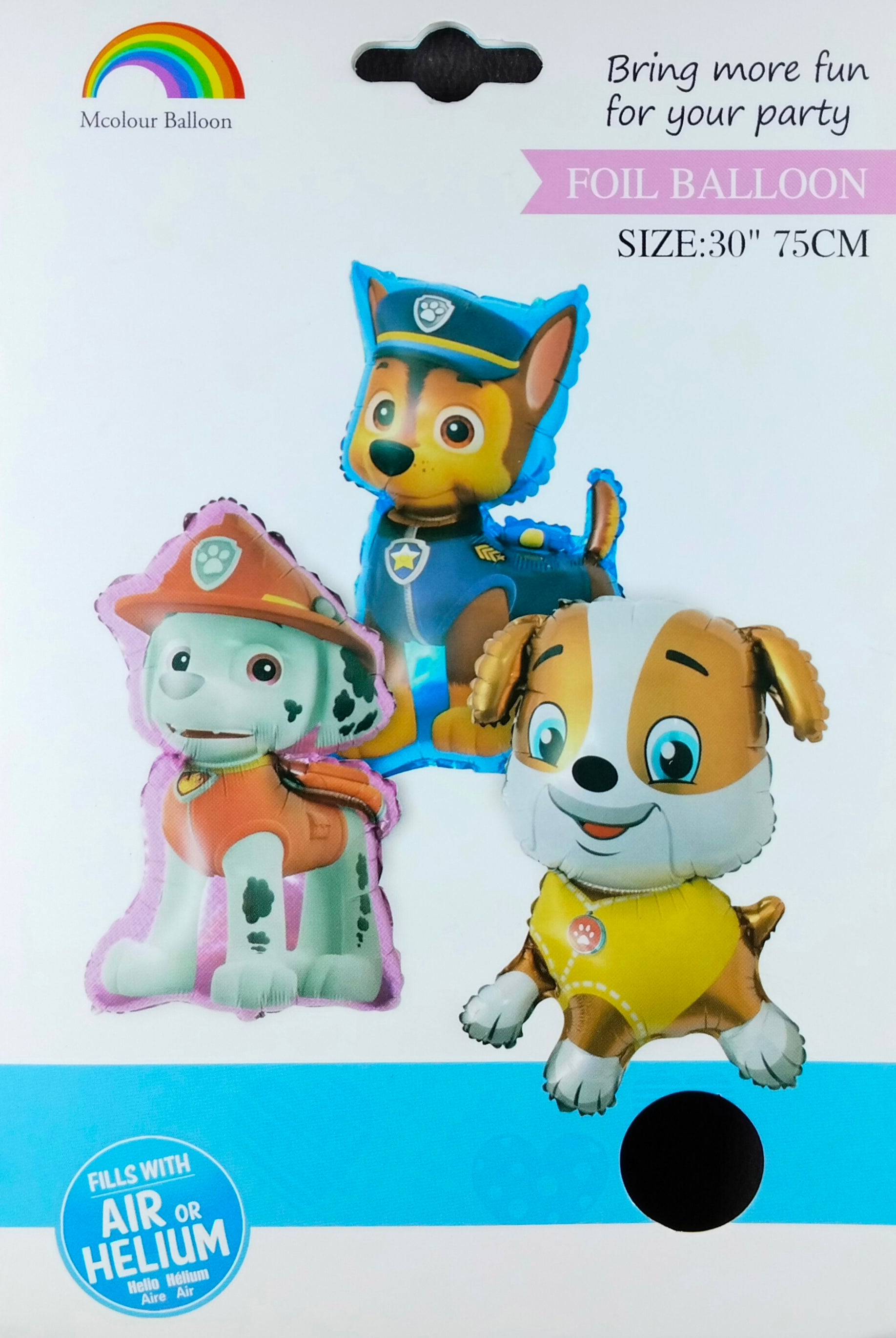 Paw Patrol Chase Dog - Foil Balloon Single 30 Inch - Jack&Jinn