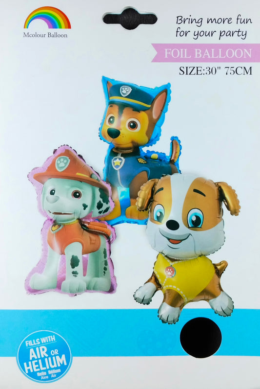 Paw Patrol Chase Dog - Foil Balloon Single 30 Inch - Jack&Jinn