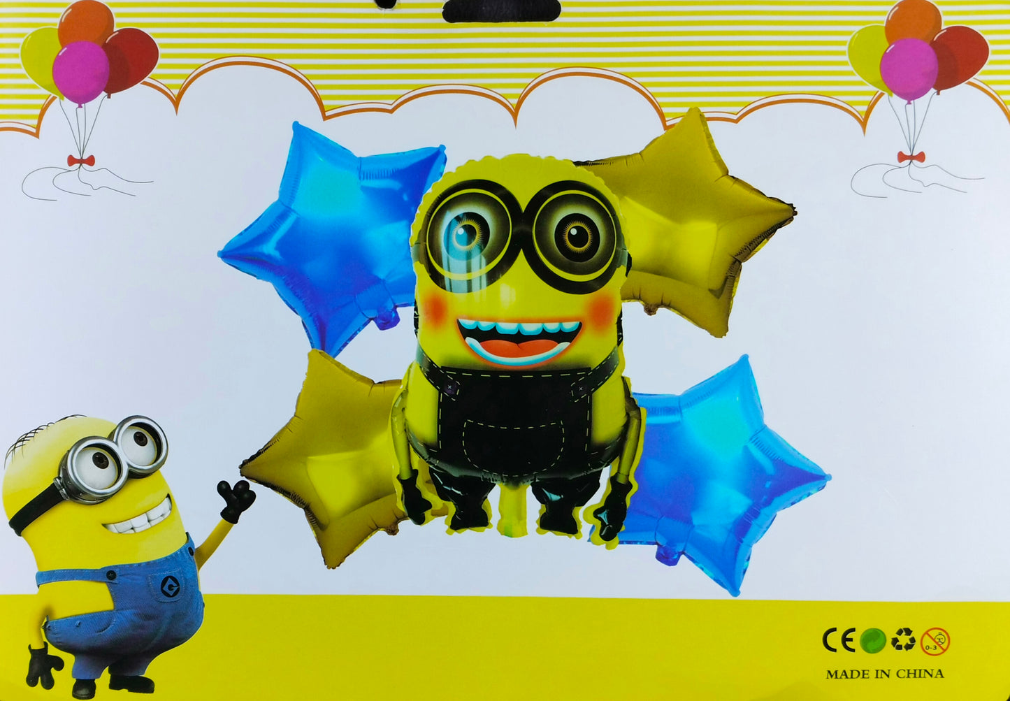 Minions 5 Pieces Foil Balloon Set - Jack&Jinn