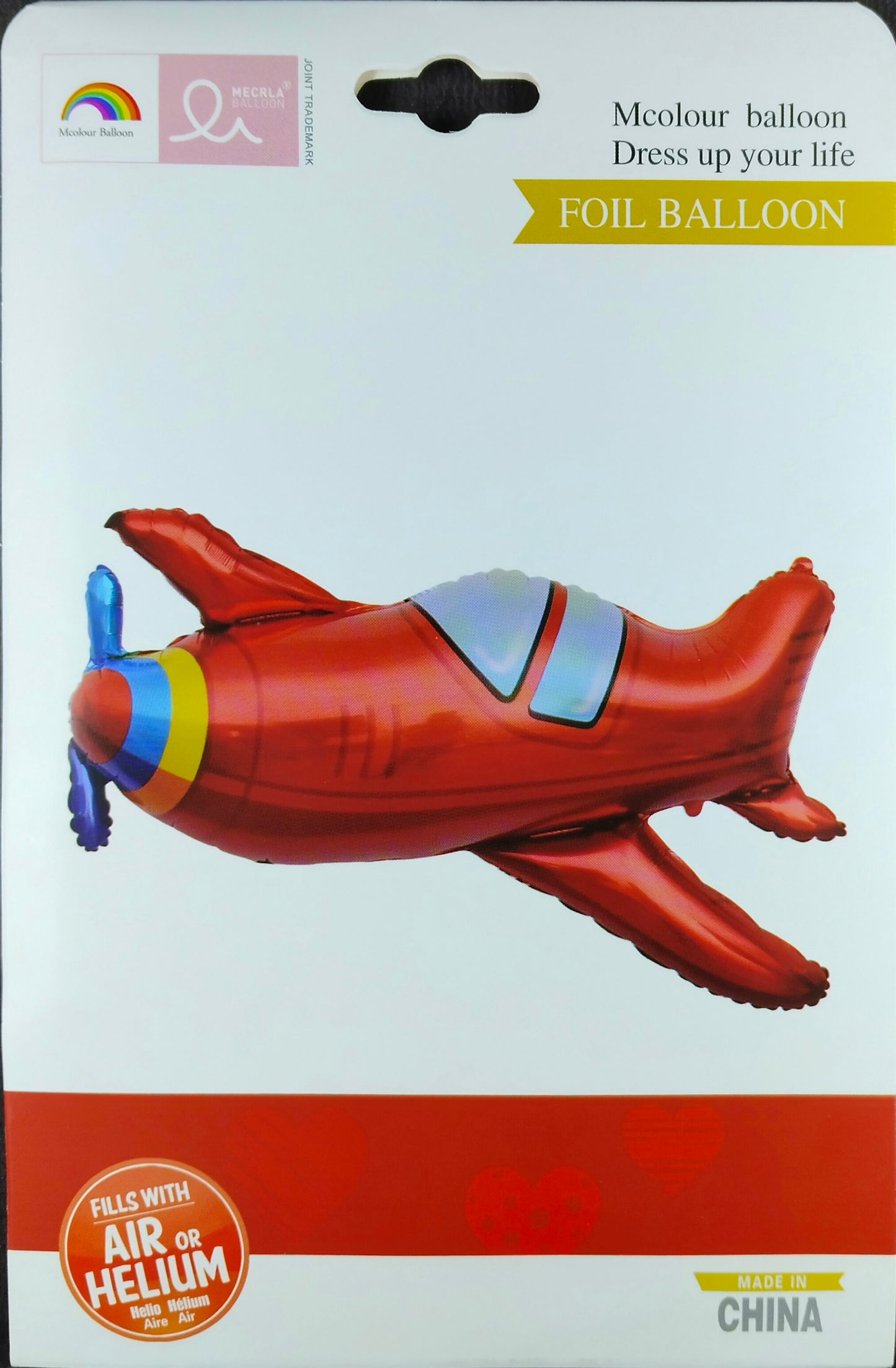 Aero plane Foil Balloon Single - Jack&Jinn