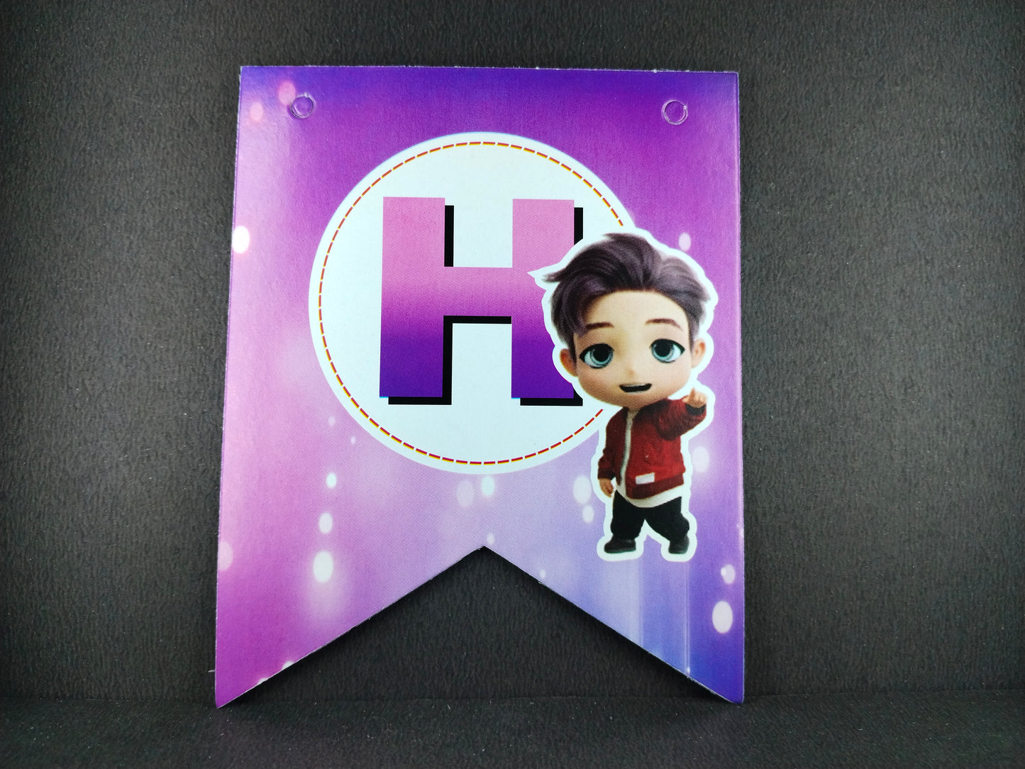 BTS Theme Happy Birthday Banner