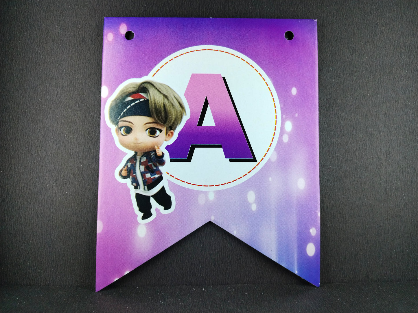 BTS Theme Happy Birthday Banner