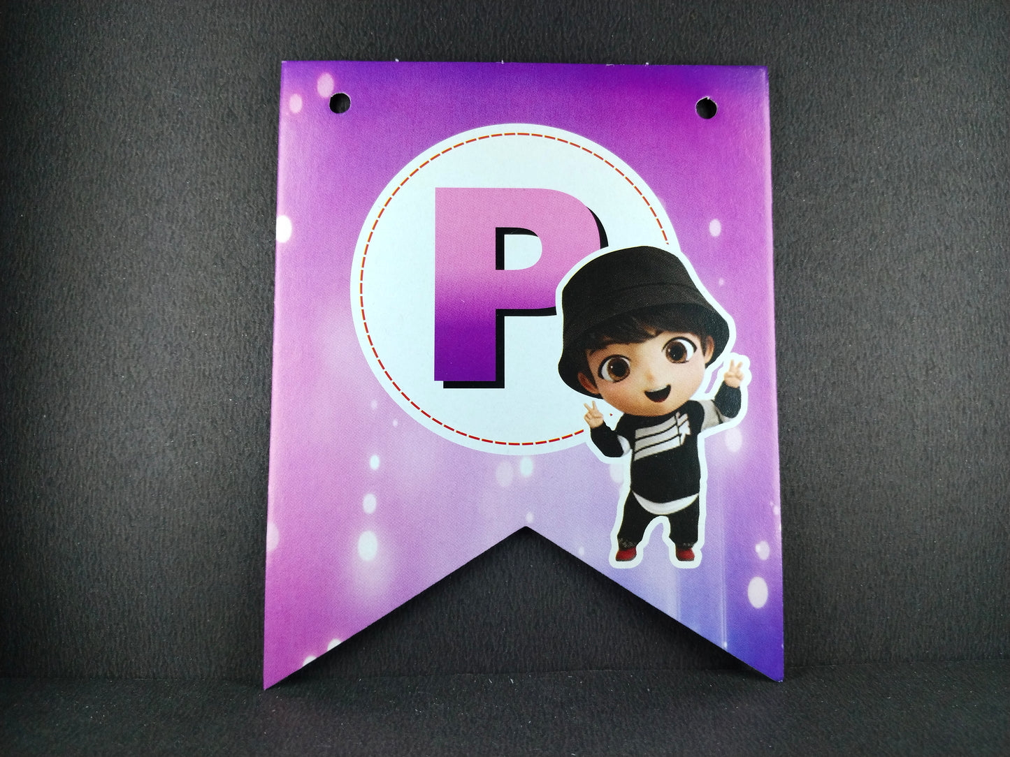 BTS Theme Happy Birthday Banner