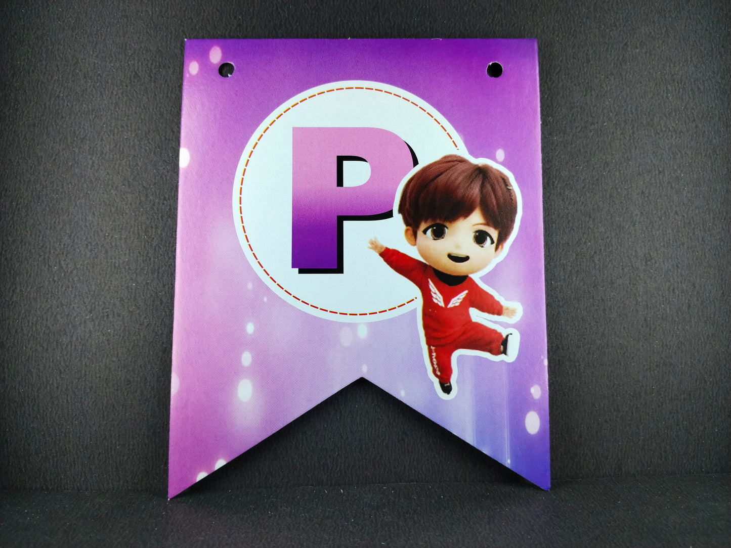 BTS Theme Happy Birthday Banner