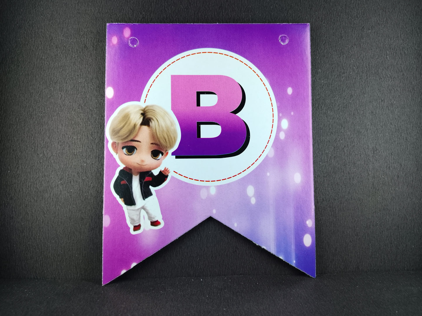 BTS Theme Happy Birthday Banner