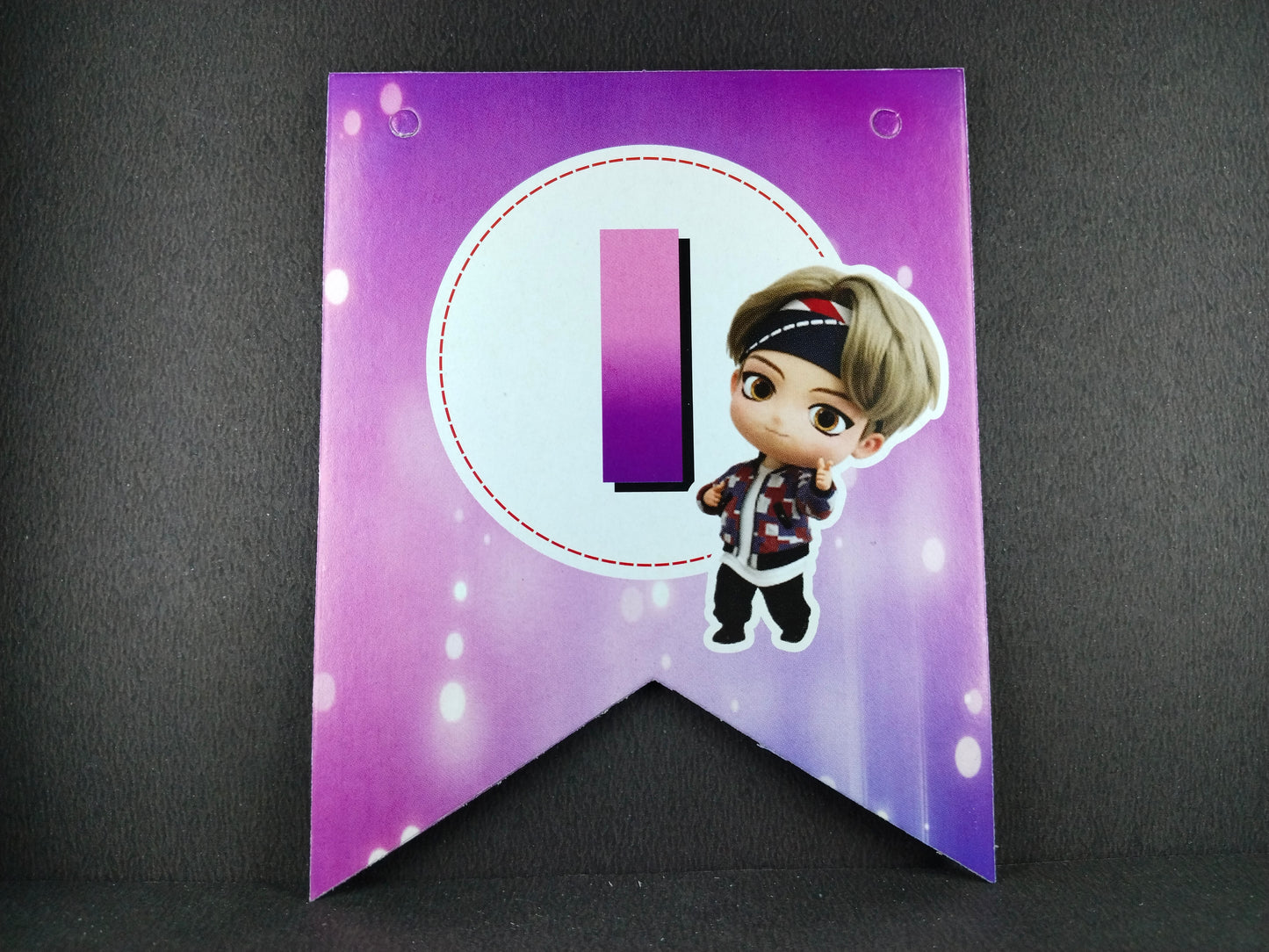 BTS Theme Happy Birthday Banner