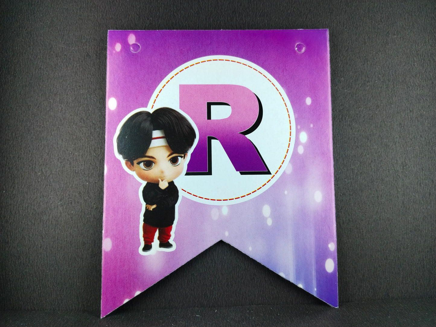 BTS Theme Happy Birthday Banner