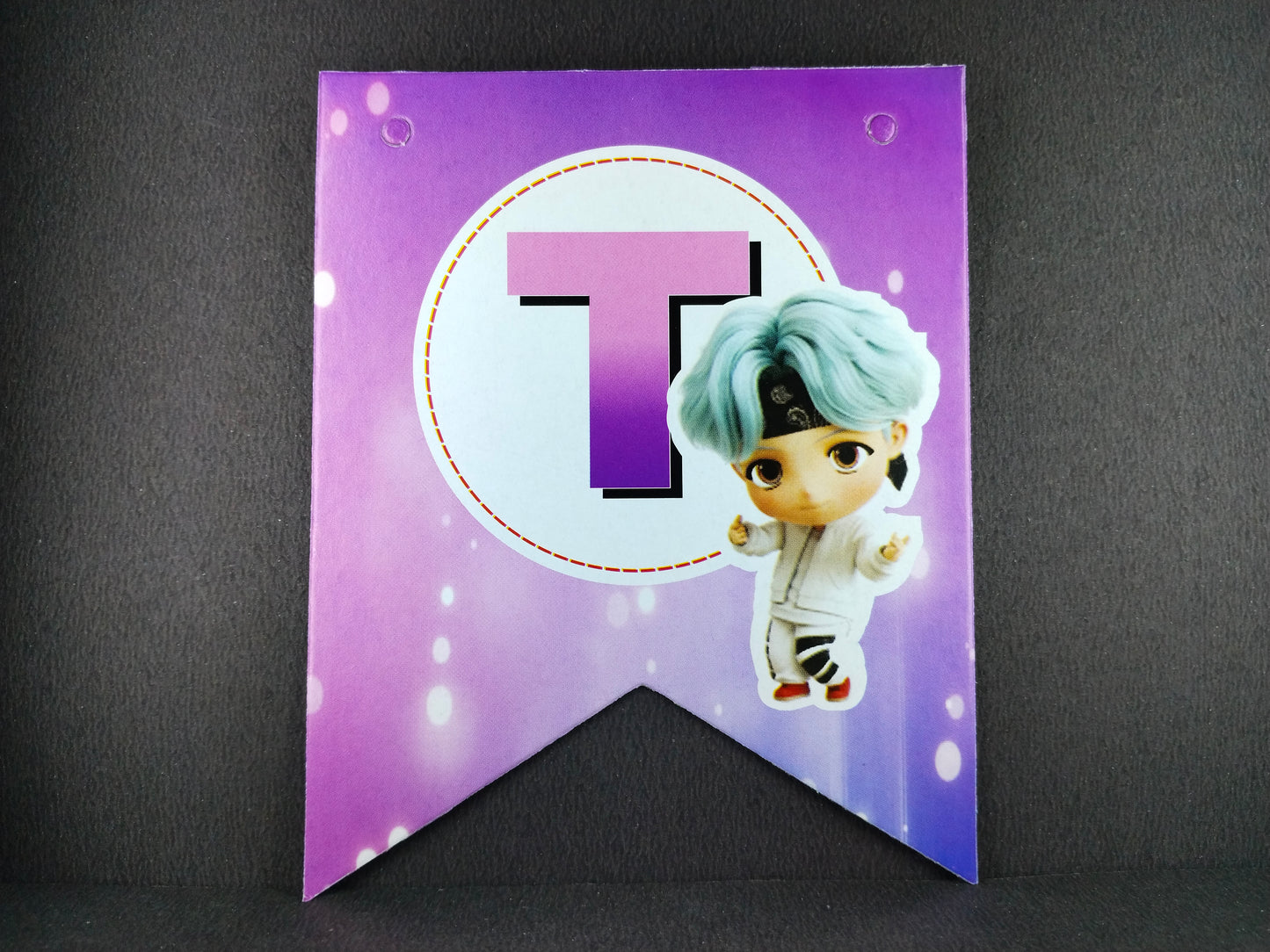 BTS Theme Happy Birthday Banner
