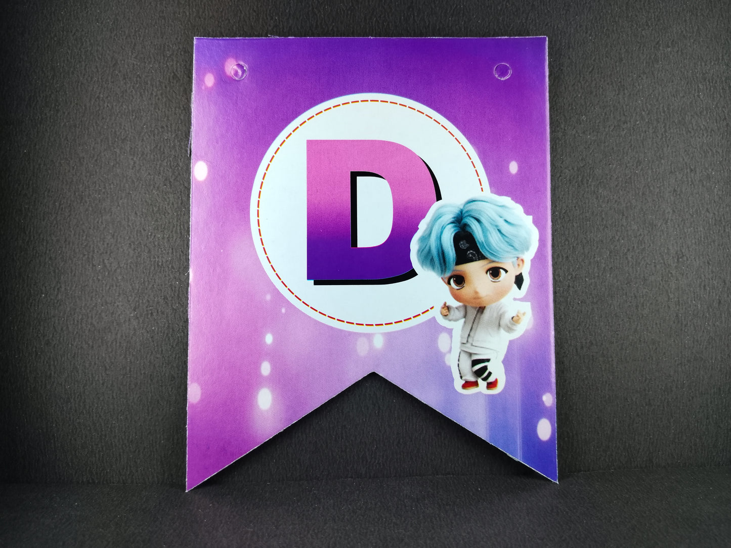 BTS Theme Happy Birthday Banner