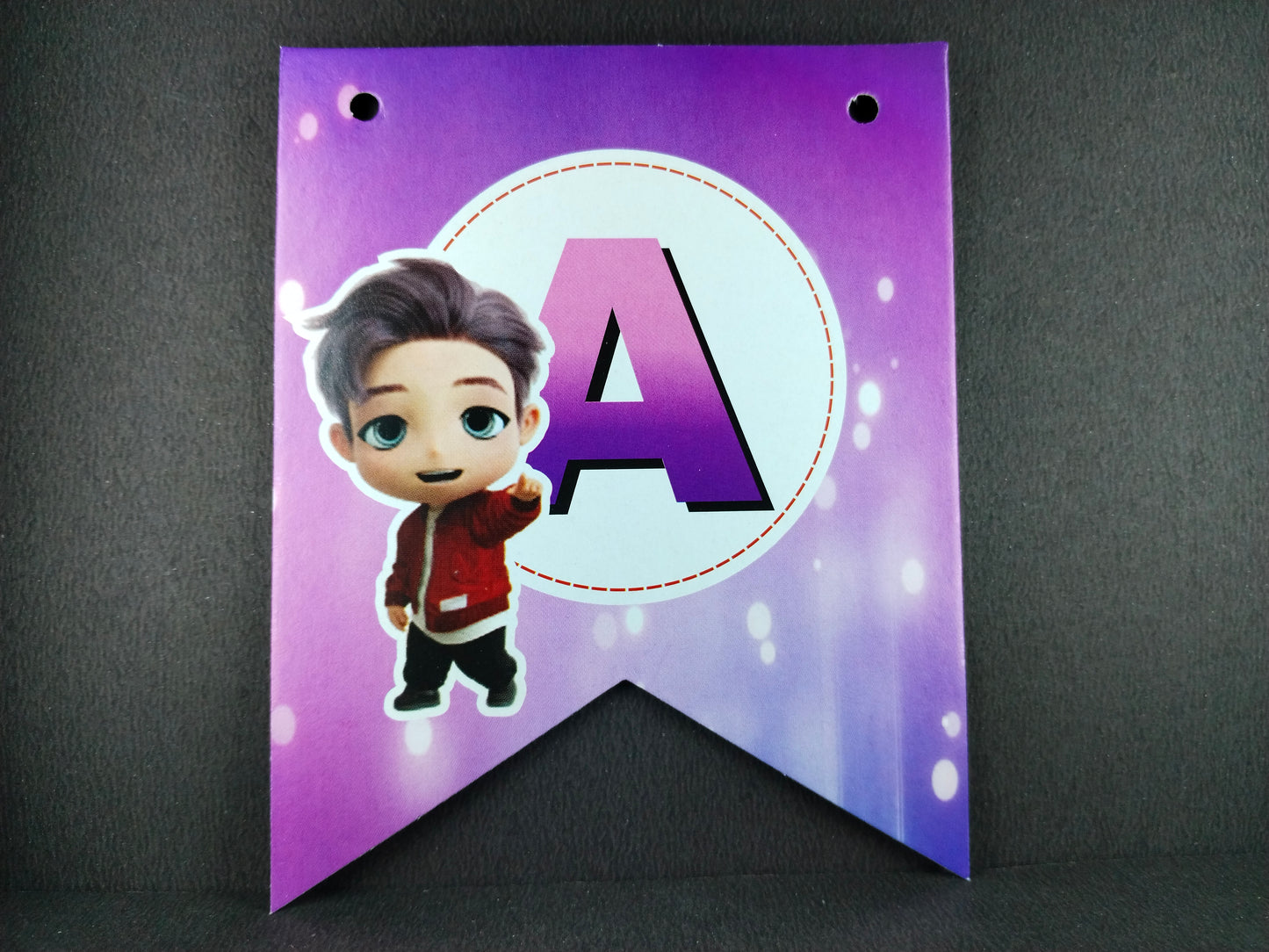 BTS Theme Happy Birthday Banner