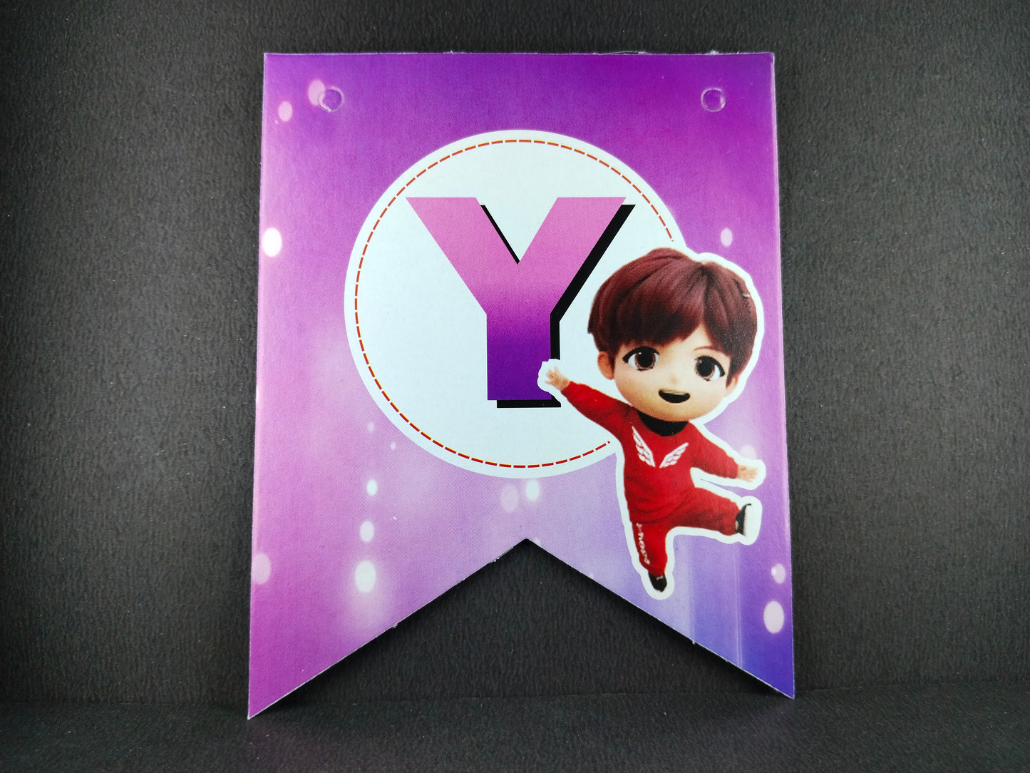 BTS Theme Happy Birthday Banner