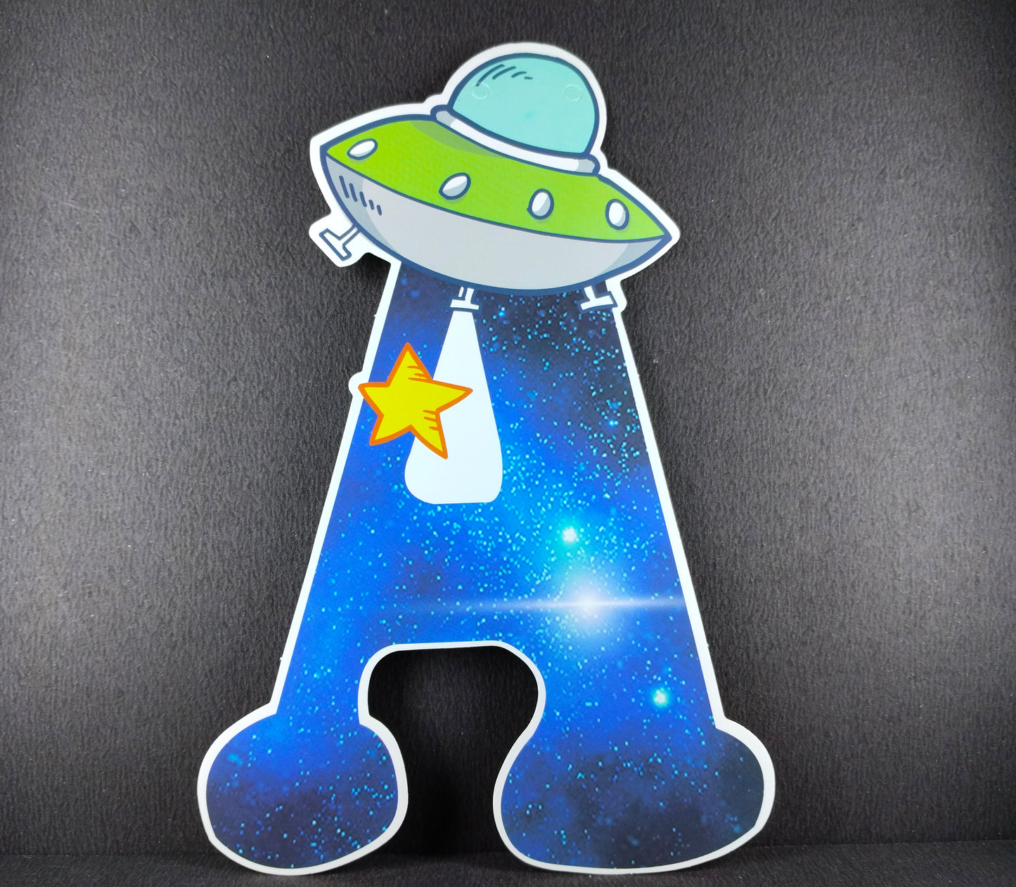 Birthday Banner - Space Theme for Simple Birthday Decorations at Home