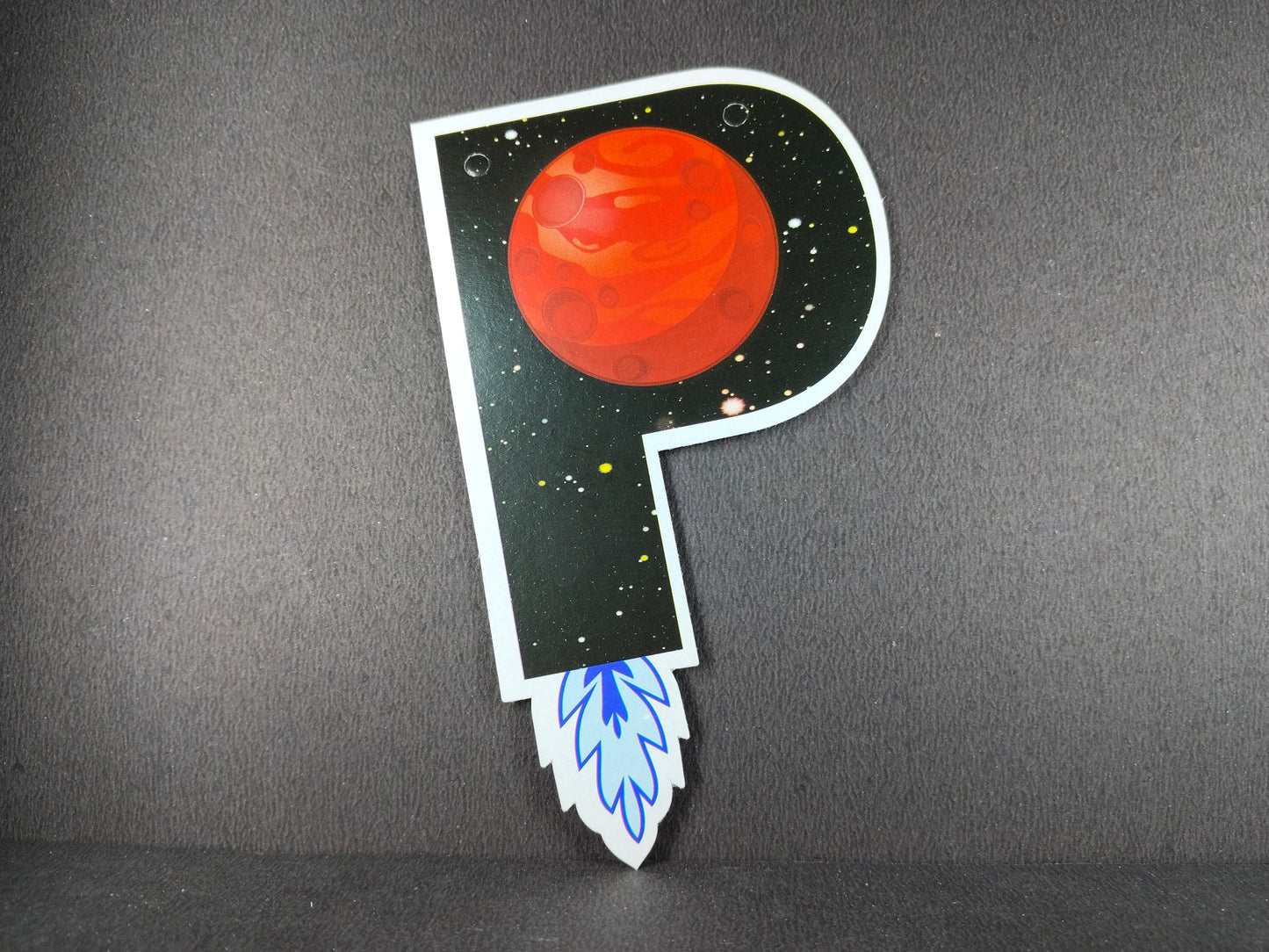 Birthday Banner - Space Theme Dark for Simple Birthday Decorations at Home
