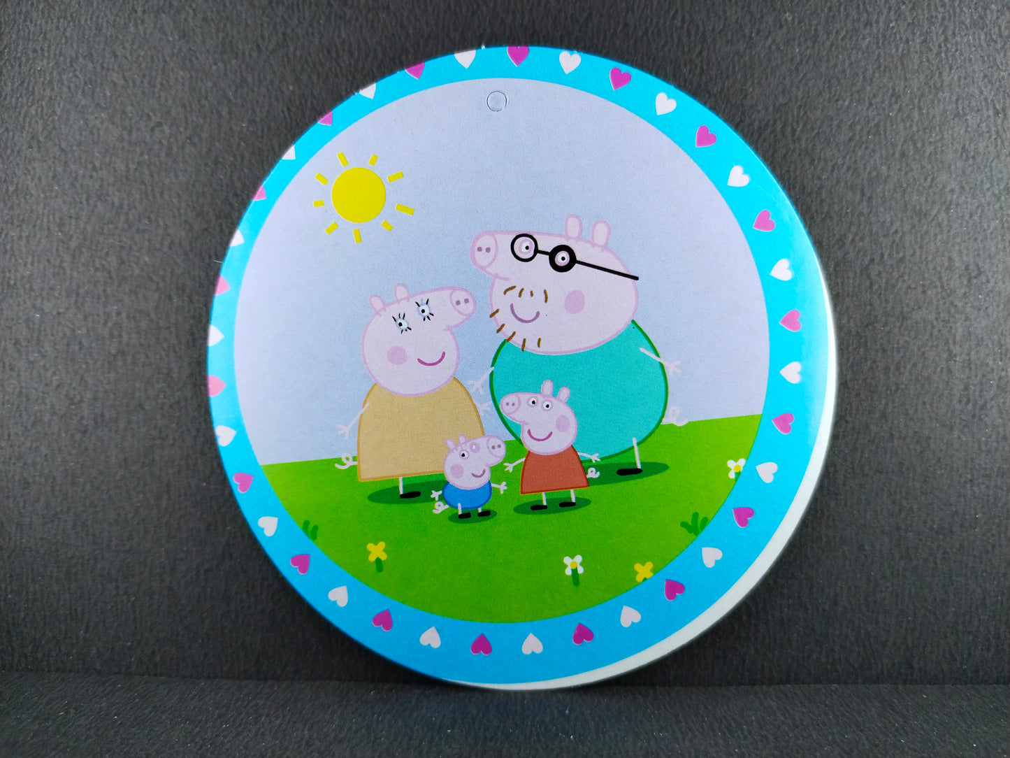 Peppa Pig Theme Swirls and Cutouts