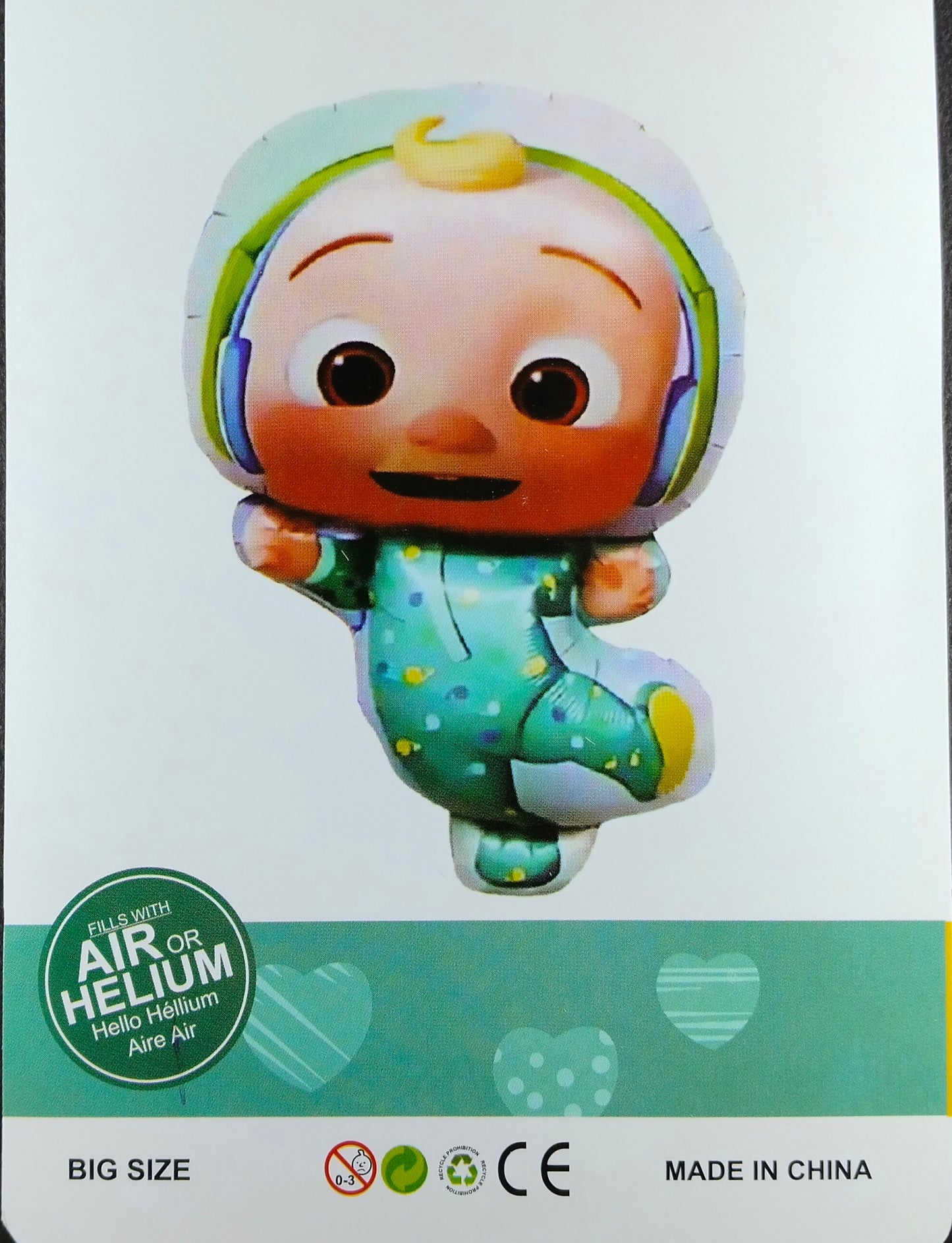 Cocomelon Foil Balloon Single - Main Character