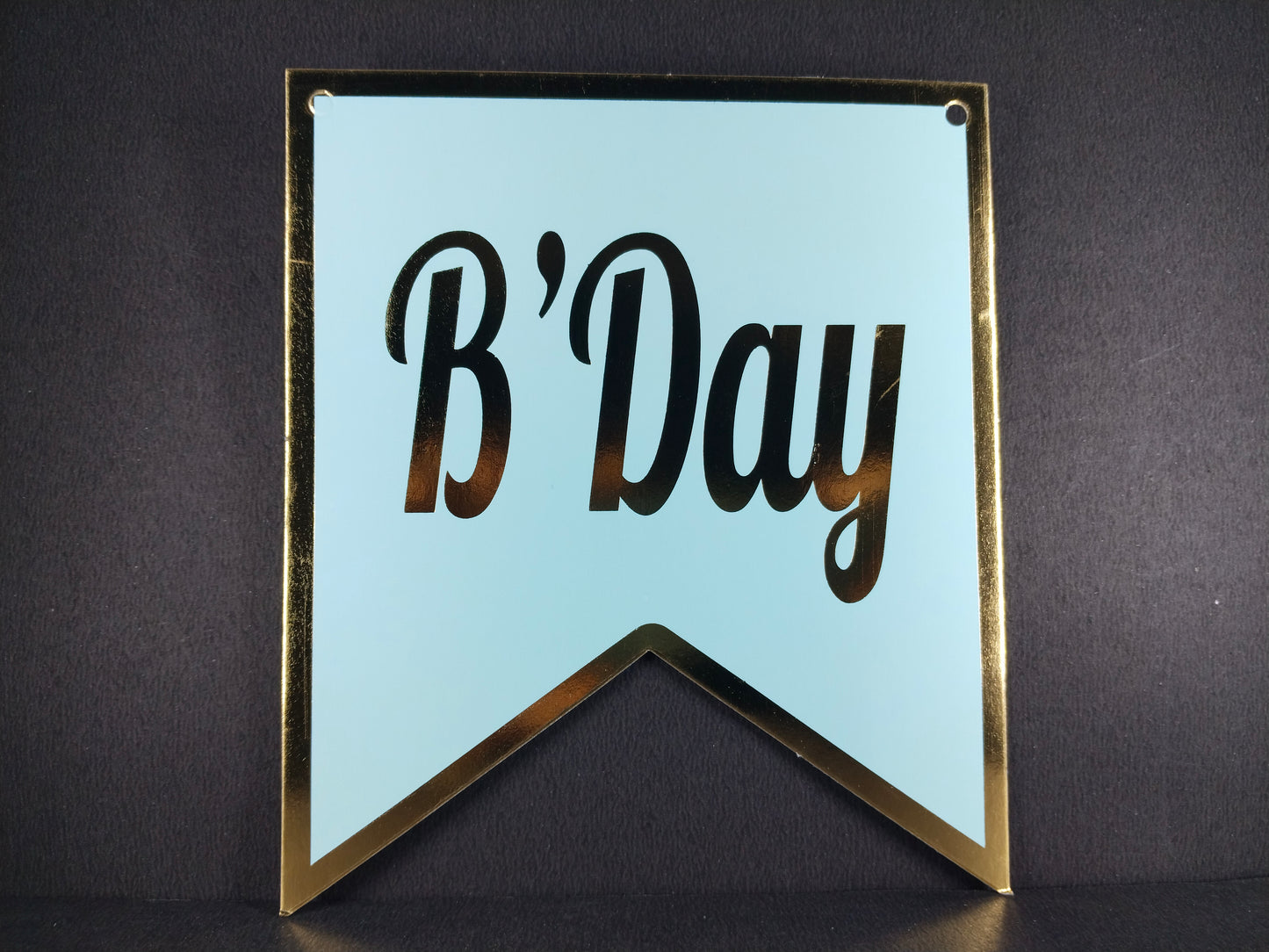 Half Birthday Banner - Blue