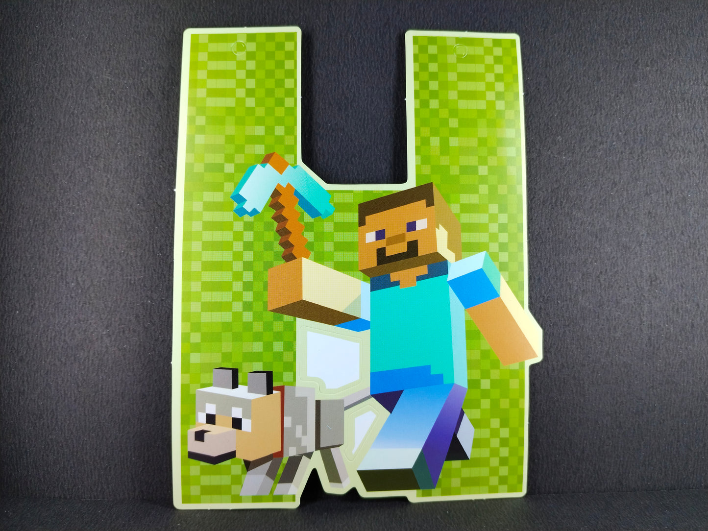 Birthday Banner - Mine Craft Theme for Simple birthday decorations at Home