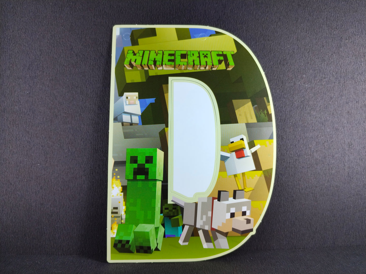 Birthday Banner - Mine Craft Theme for Simple birthday decorations at Home