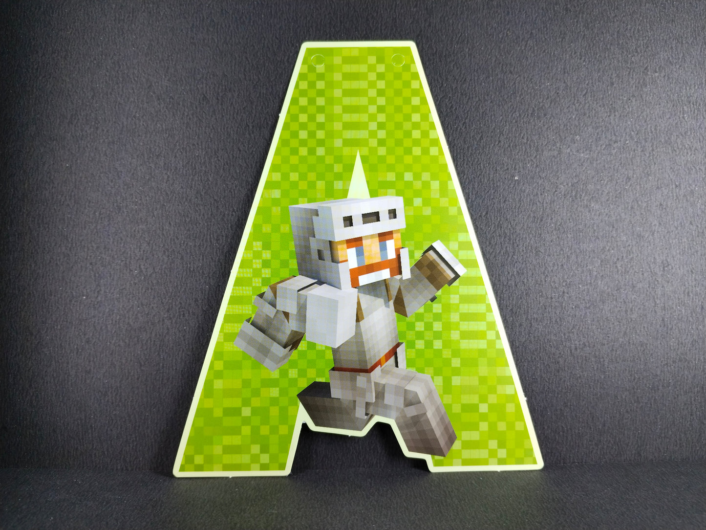 Birthday Banner - Mine Craft Theme for Simple birthday decorations at Home