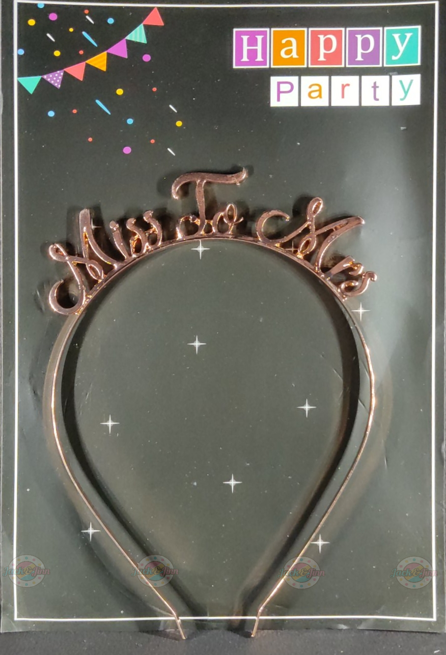 Miss To Mrs Metal Crown - Rose Gold - Jack&Jinn