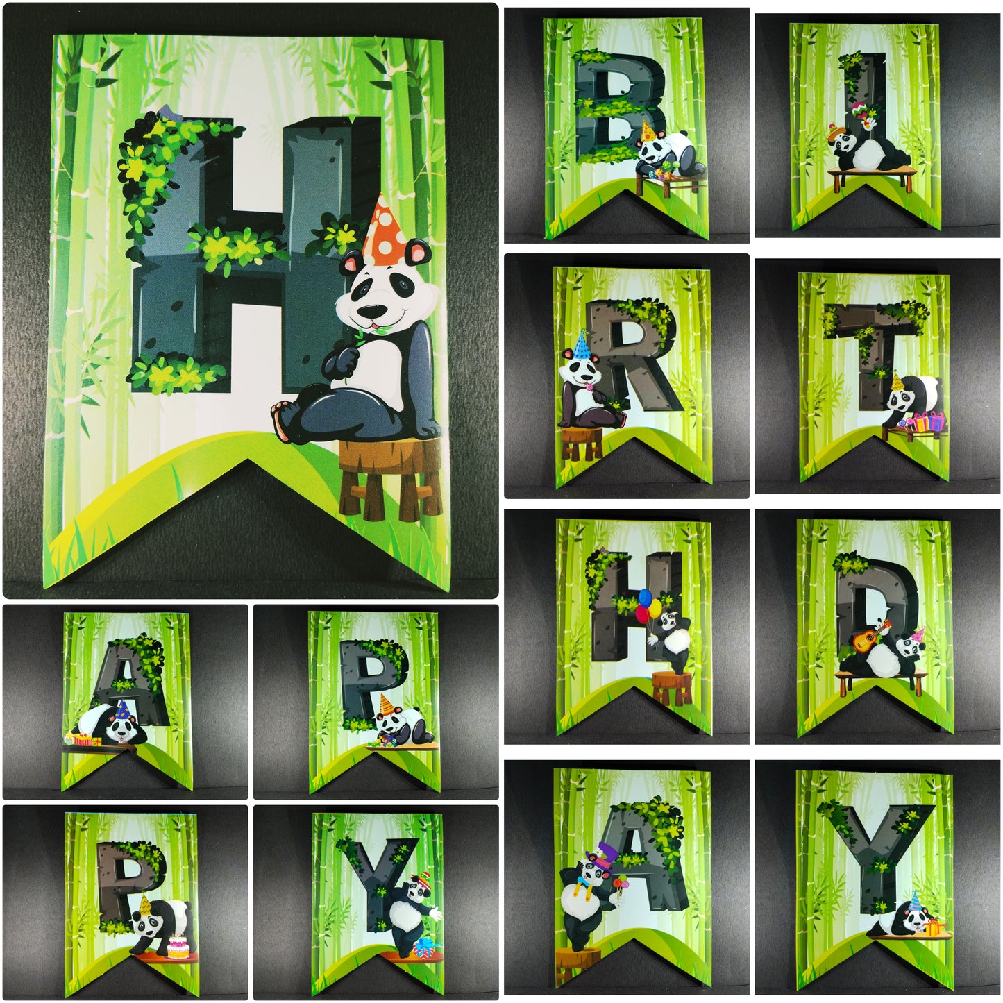 Birthday Decoration Kit - Panda Theme for Simple Birthday Decorations at Home