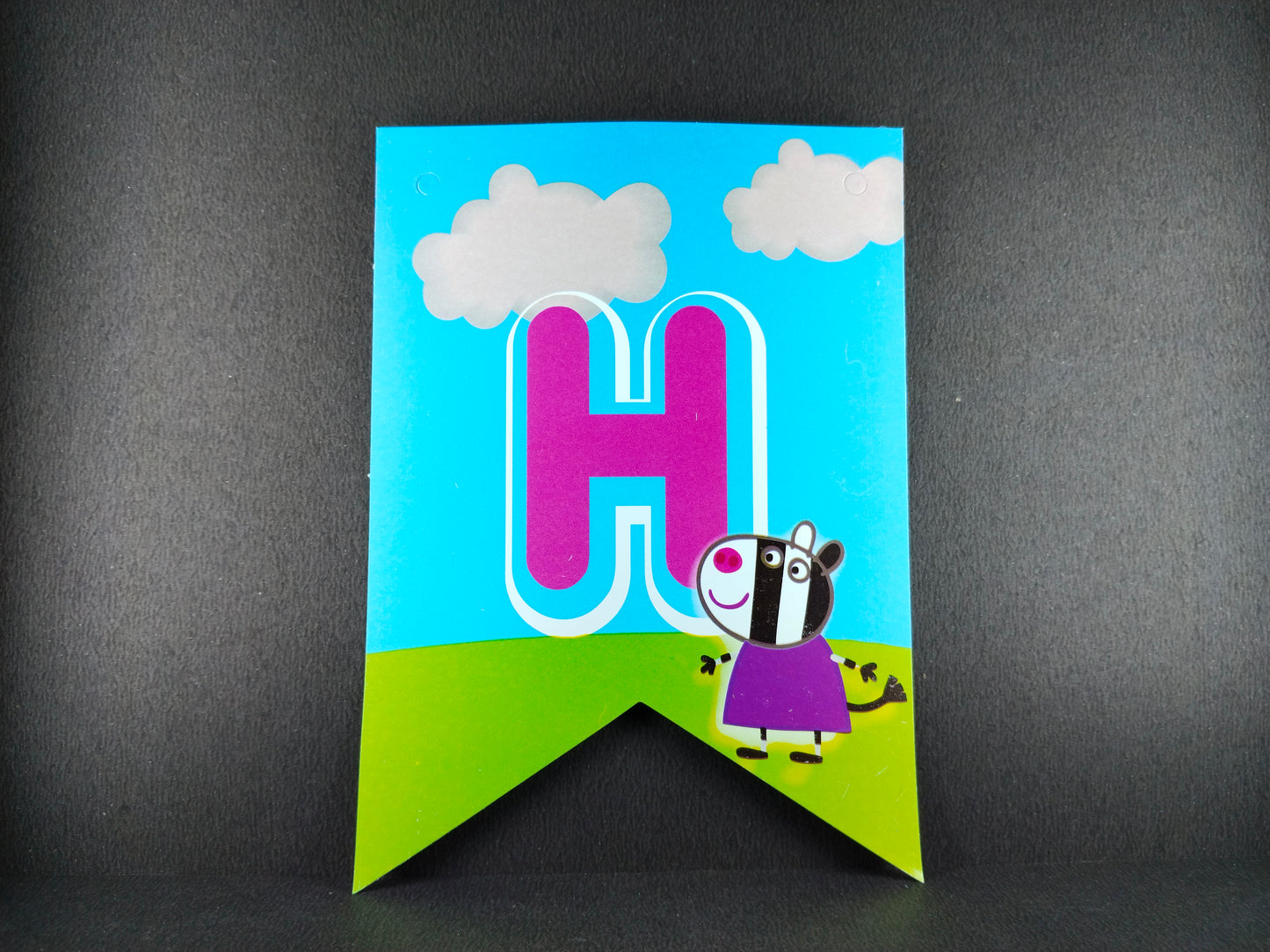 Birthday Banner - Peppa Pig Theme for Simple Birthday Decorations at Home