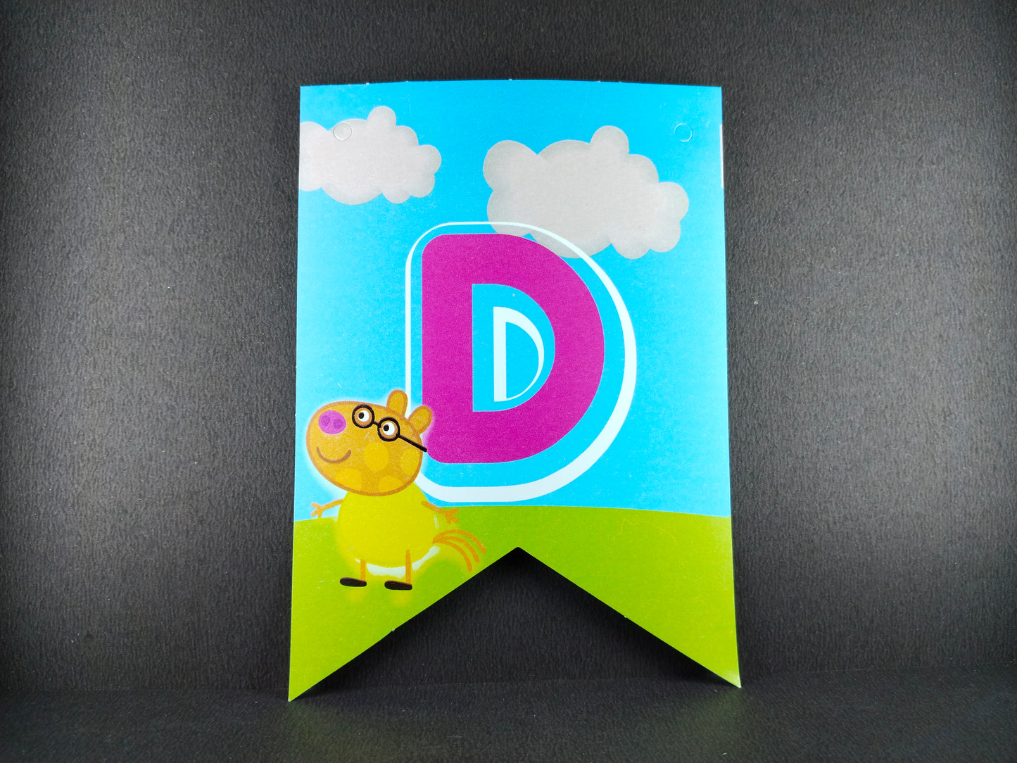 Birthday Banner - Peppa Pig Theme for Simple Birthday Decorations at Home