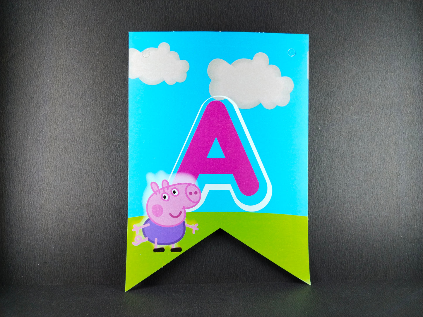 Birthday Banner - Peppa Pig Theme for Simple Birthday Decorations at Home