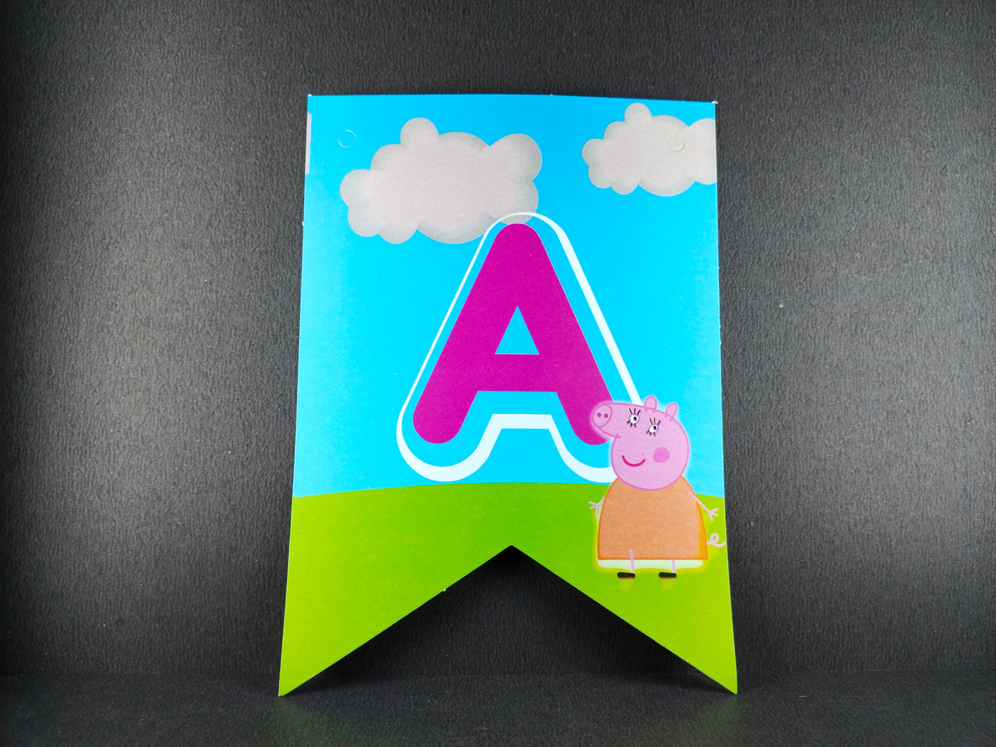 Birthday Banner - Peppa Pig Theme for Simple Birthday Decorations at Home